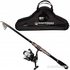 Wakeman Ultra Series Carbon Fiber and Steel Telescopic Spinning Combo 550091072